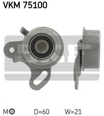 VKM 75100 SKF Ролик модуля натягувача ременя1